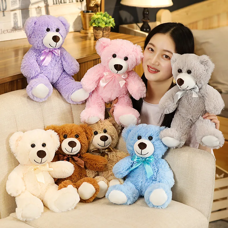 New Arrive 7Colors 35cm Bow Tie Teddy Bear Plush Toy Cute Little Bear Doll For Children Gift Kawaii Room Decor Valentine's Gift
New Arrive 7Colors 35cm Bow Tie Teddy Bear Plush Toy Cute Little Bear Doll For Children Gift Kawaii Room Decor Valentine's Gift