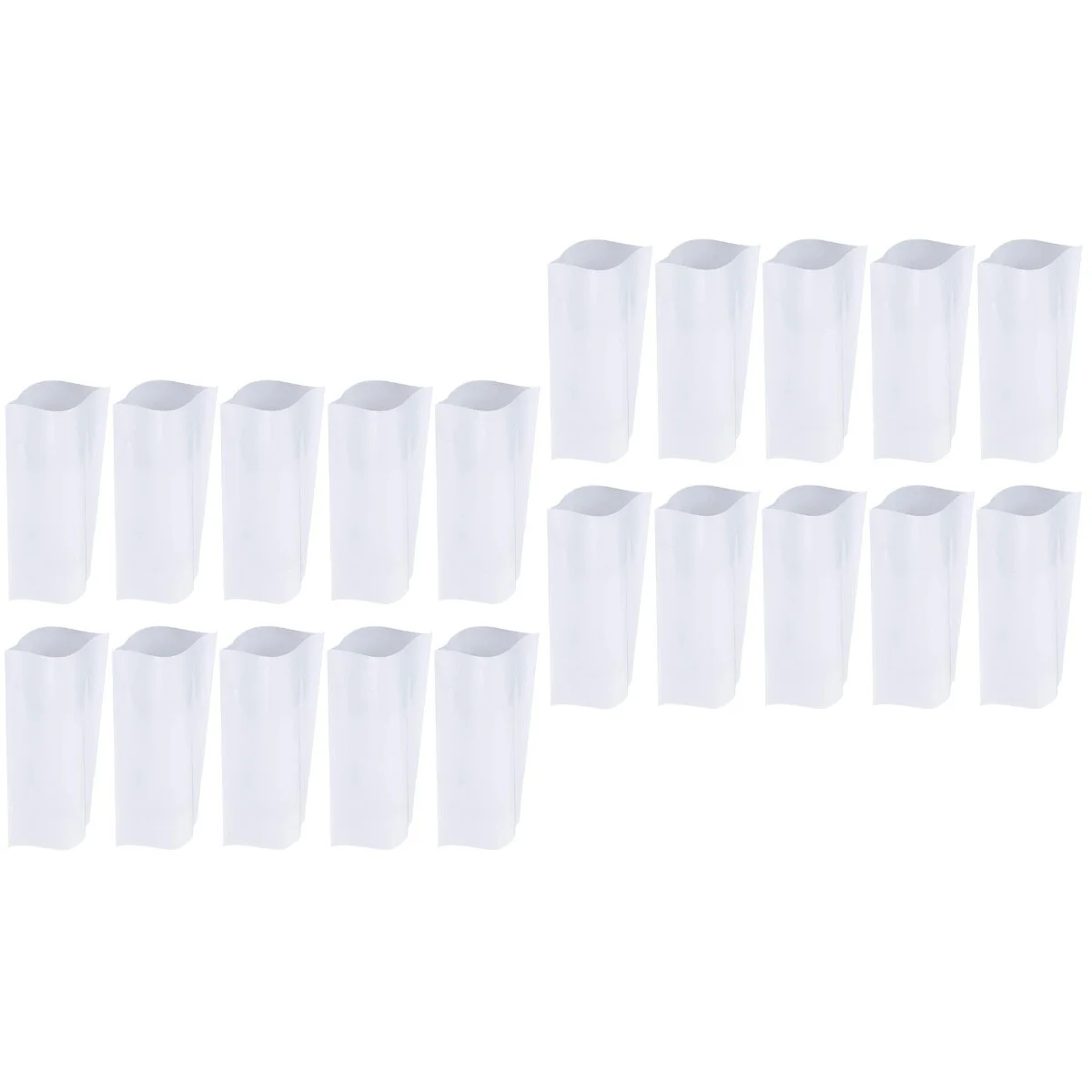 

40 Pcs Shrink Film Sublimation Heat Transfer White Tumbler Oven Blank Films The Pet Tumblers 20 Oz Skinny 20oz