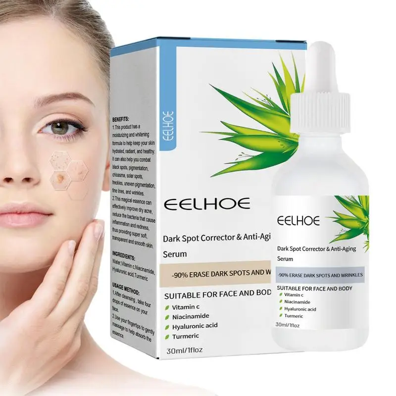 Turmeric Whitening Freckles Serum 30ml Remove Dark Spots Melasma Brighten Lighten Melanin Improve Dull Anti-aging Face Skin Care
Turmeric Whitening Freckles Serum 30ml Remove Dark Spots Melasma Brighten Lighten Melanin Improve Dull Anti-aging Face Skin Care