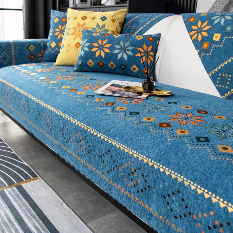 Bohemia Sofa Towel Cushion Chenille Sofas Cover Universal Non-slip Couch Slipcovers Towels for Living Room Furniture Protector 
Bohemia Sofa Towel Cushion Chenille Sofas Cover Universal Non-slip Couch Slipcovers Towels for Living Room Furniture Protector