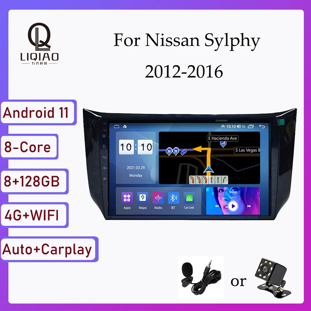 2 Din Car Multimedia Video Player For Nissan Sylphy 2012-2016 Android 11 Navigation GPS QLED 1280*720 Touchscreen Carplay FM AM
2 Din Car Multimedia Video Player For Nissan Sylphy 2012-2016 Android 11 Navigation GPS QLED 1280*720 Touchscreen Carplay FM AM