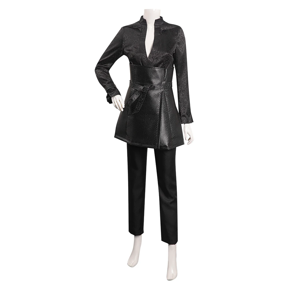 Movie Costume Flynne Cosplay Costume Unform Black Coat Pants Outfits Halloween Carnival Suit
Movie Costume Flynne Cosplay Costume Unform Black Coat Pants Outfits Halloween Carnival Suit