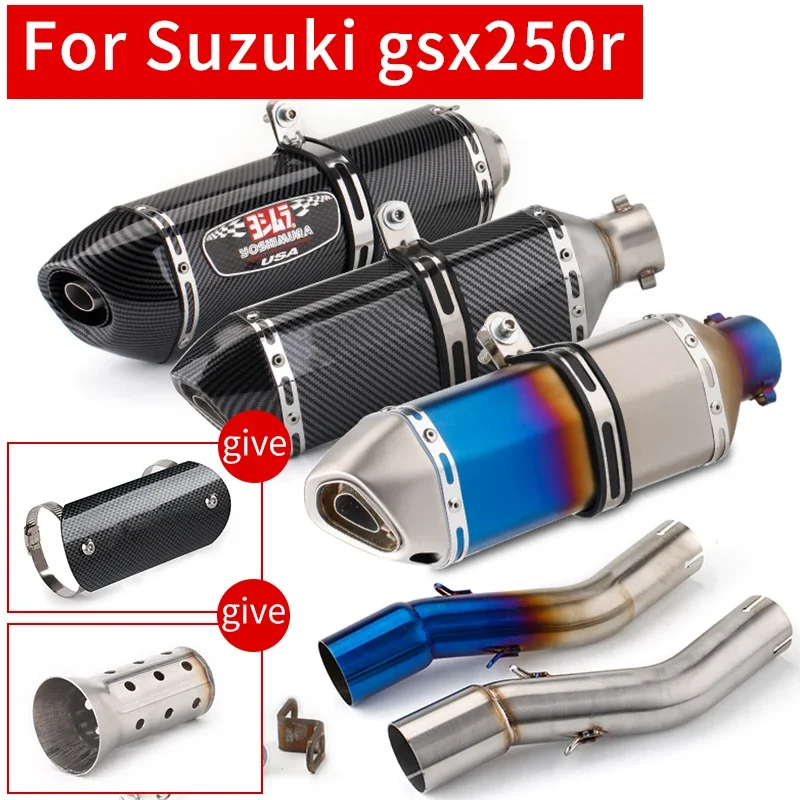 Выхлопная труба для мотоцикла SUZUKI GSX250 GSX250R DL250 GSX 250R
Выхлопная труба для мотоцикла SUZUKI GSX250 GSX250R DL250 GSX 250R