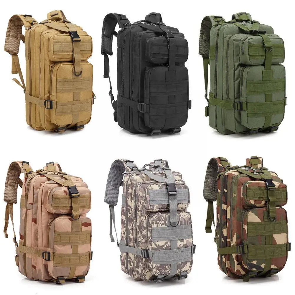 

30L Men Women Outdoor Military Army Tactical Backpack Sport Camping Fishing Hiking Rucksacks Bags Travel Trekking A6Y9