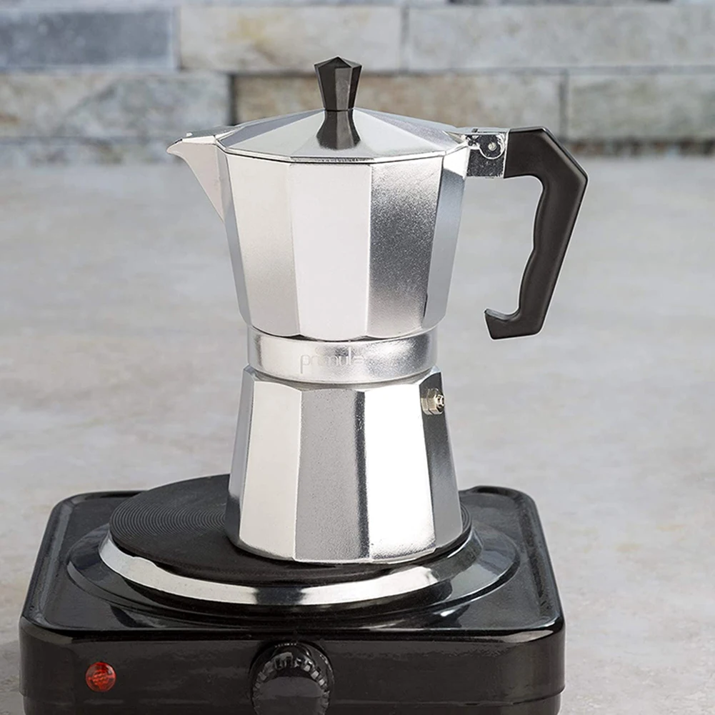Italian Aluminum Coffee Maker Ceramic Stove Electric 100ml 11.5*8*15cm 12*9.3*16cm 150ml Aluminum High Quality
Italian Aluminum Coffee Maker Ceramic Stove Electric 100ml 11.5*8*15cm 12*9.3*16cm 150ml Aluminum High Quality