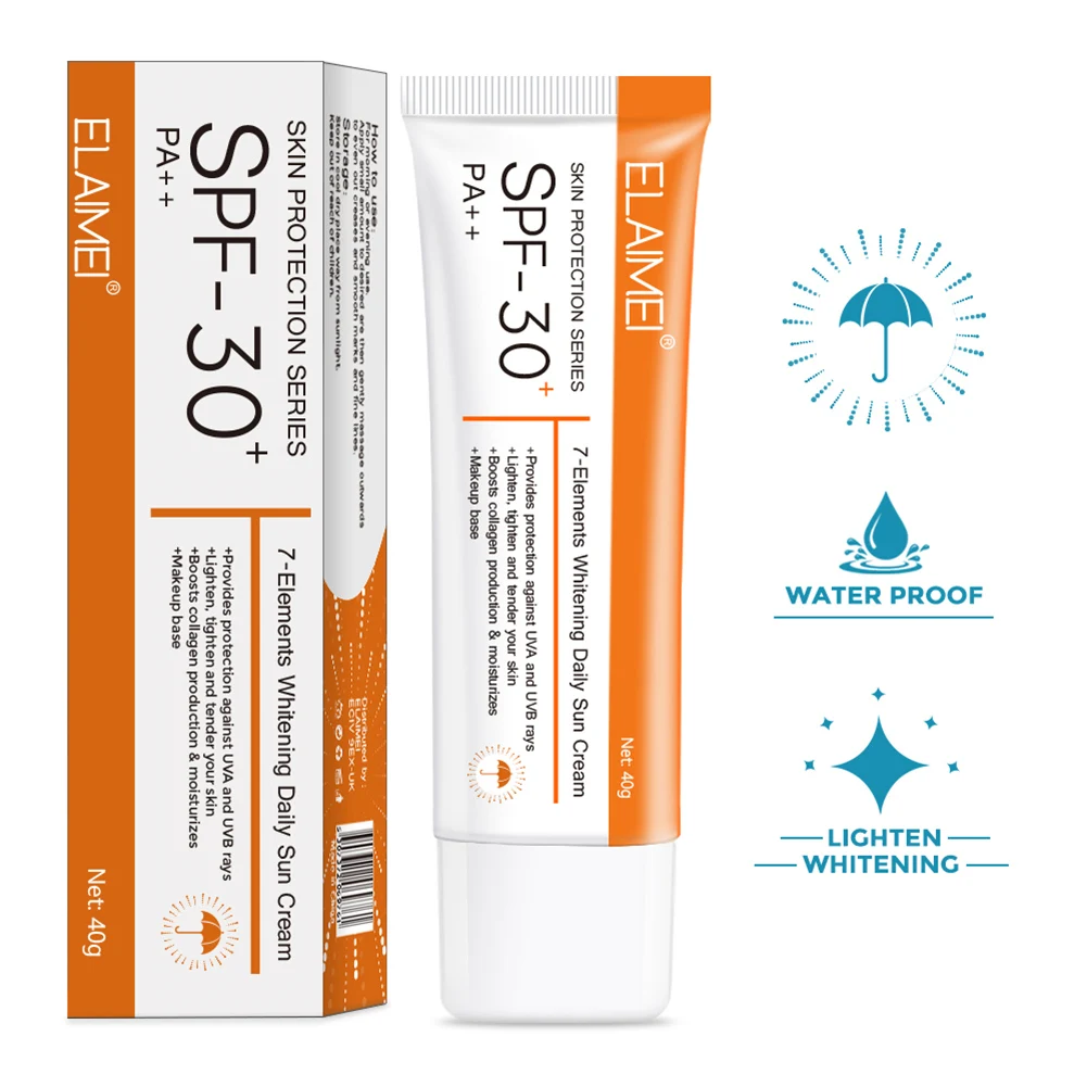 SPF 30+ Facial Body Sunscreen Cream Sun Block Cream Oil Control Skin Whitening Sun Cream Sun Protection For Face Body
SPF 30+ Facial Body Sunscreen Cream Sun Block Cream Oil Control Skin Whitening Sun Cream Sun Protection For Face Body