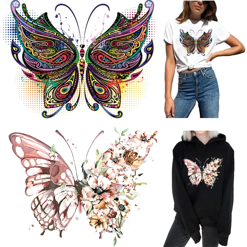 Butterfly Applique Fabric Iron-on Transfers for Clothing Thermoadhesive Patches Diy Stickers Thermal Clothes Patch Applique Kids
Butterfly Applique Fabric Iron-on Transfers for Clothing Thermoadhesive Patches Diy Stickers Thermal Clothes Patch Applique Kids