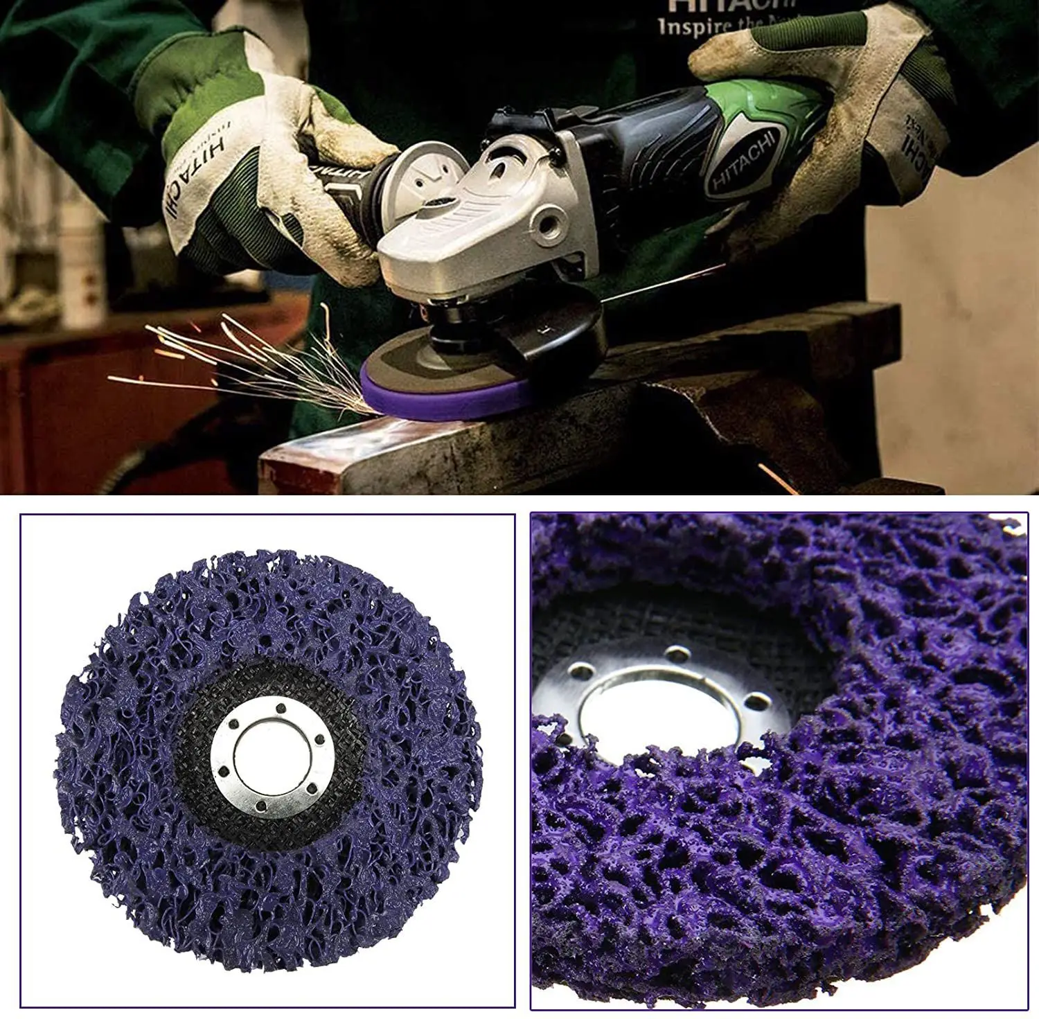 1PC Diamond Grinding Disc Polishing Strip Disc Abrasive Wheels Rust Remover Paint Clean Grinding Wheels for Motorcycles Grinder
1PC Diamond Grinding Disc Polishing Strip Disc Abrasive Wheels Rust Remover Paint Clean Grinding Wheels for Motorcycles Grinder