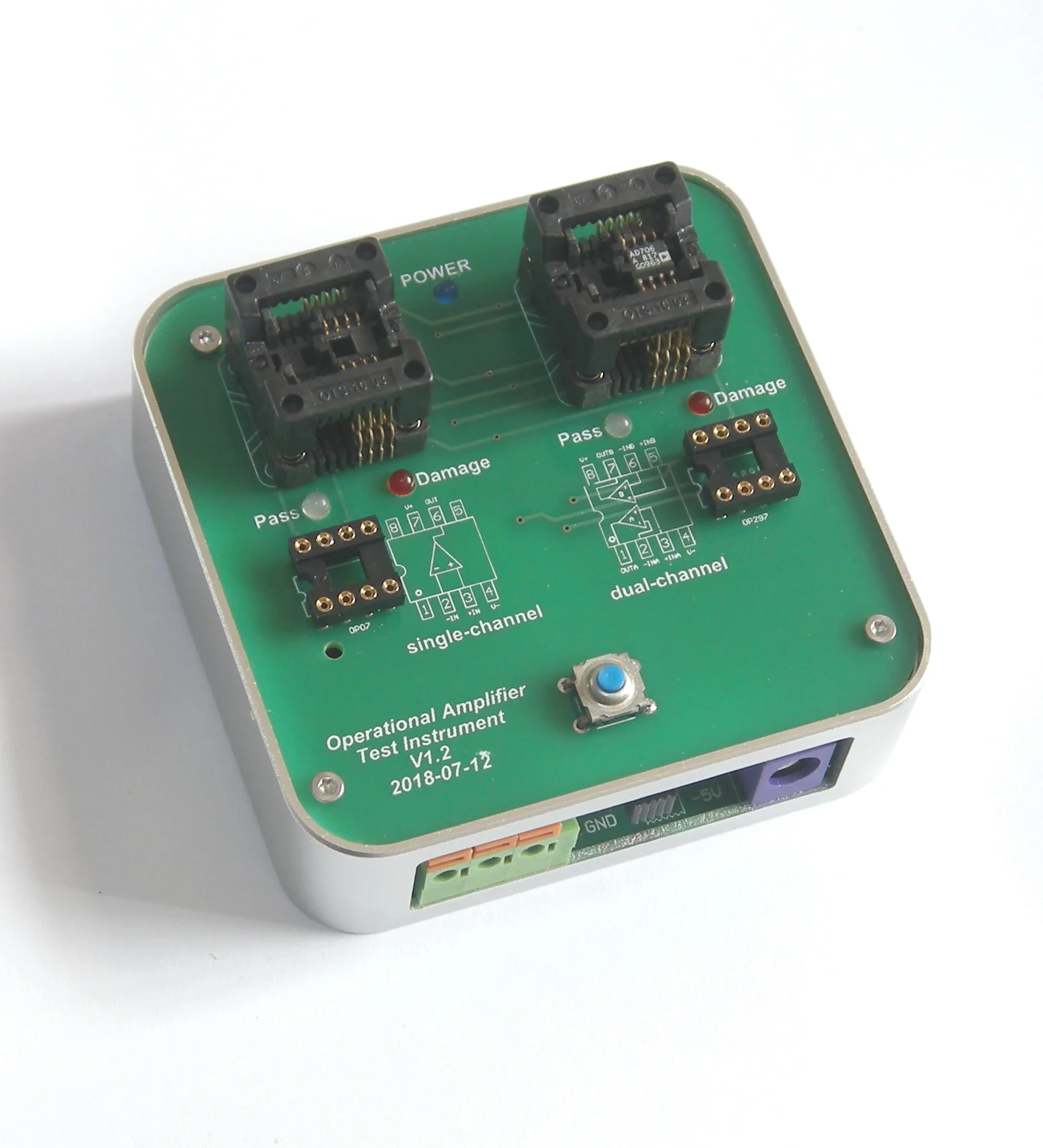Operational amplifier tester Operational amplifier batch testing tool can detect 3000 pieces per day
Operational amplifier tester Operational amplifier batch testing tool can detect 3000 pieces per day