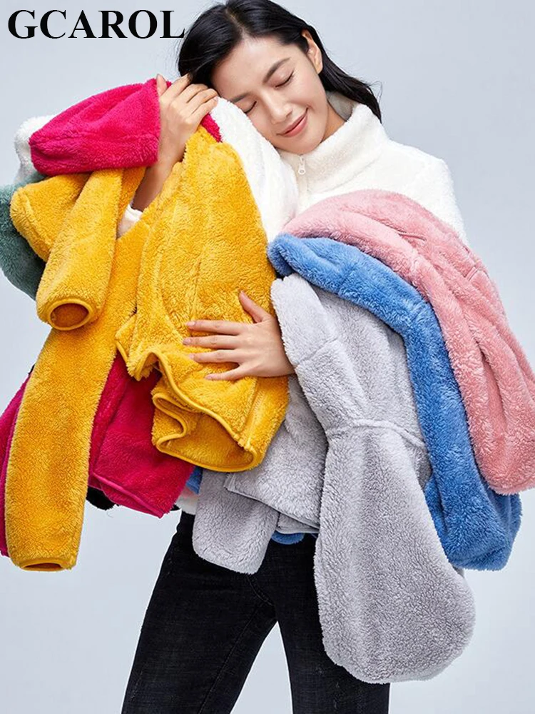 GCAROL зимняя женская флисовая куртка с воротником под горло, стеганое пальто, теплая тонкая офисная Дамская Базовая короткая дизайнерская по...
GCAROL зимняя женская флисовая куртка с воротником под горло, стеганое пальто, теплая тонкая офисная Дамская Базовая короткая дизайнерская по...