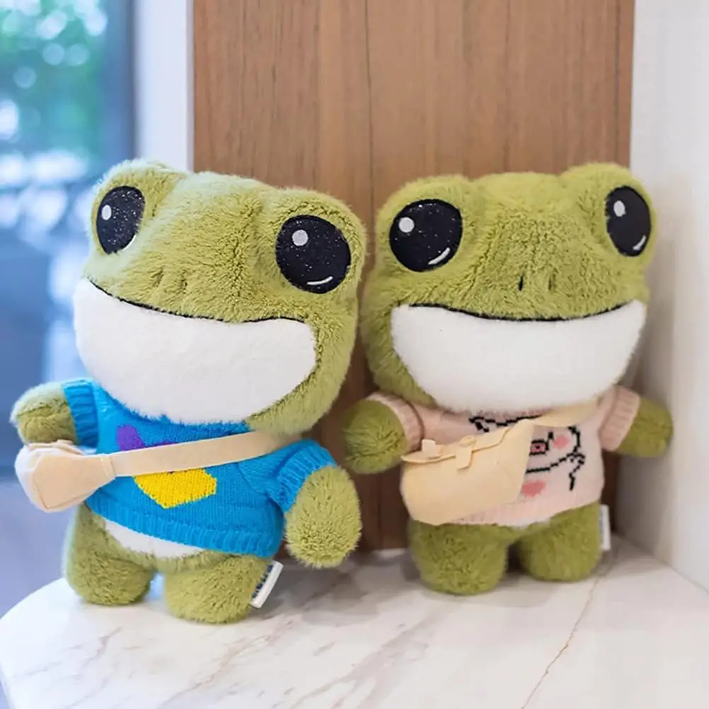 11.8 IN Sweater Frog Plush Toys Cute Plush Stuffed Doll Toy Cartoon Animal Toy Gift Children Friends Decoration Plush Toy Gifts
11.8 IN Sweater Frog Plush Toys Cute Plush Stuffed Doll Toy Cartoon Animal Toy Gift Children Friends Decoration Plush Toy Gifts