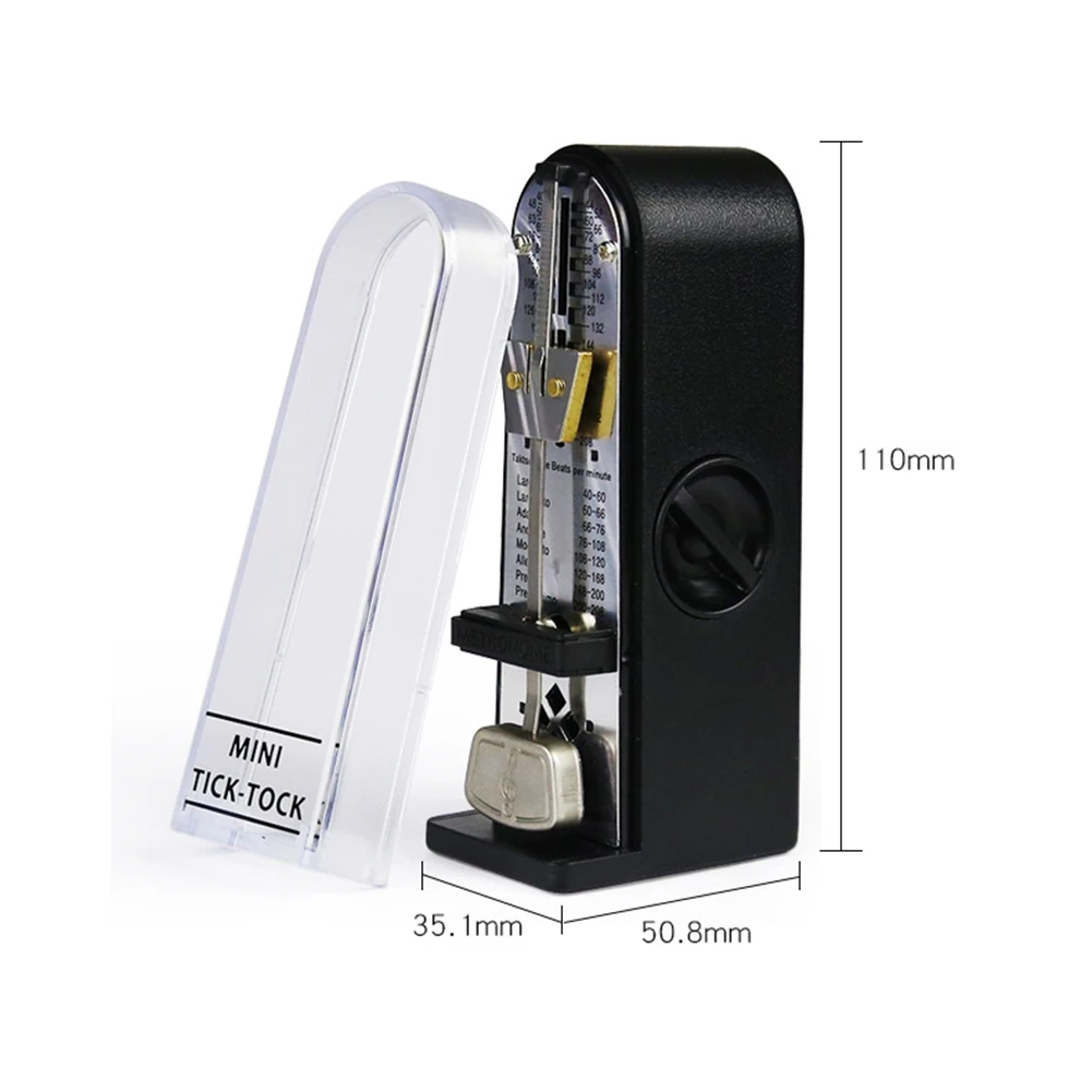 Durable New Practical Quality Mechanical Metronome Portable Metronome Train Music Speed Universal 11Cm Accessories Metal&Plastic
Durable New Practical Quality Mechanical Metronome Portable Metronome Train Music Speed Universal 11Cm Accessories Metal&Plastic