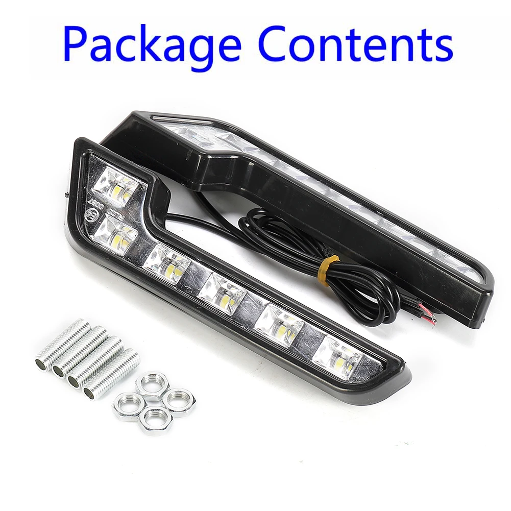 5600K Fog lights 6LED L Shaped Organic plastics Super Accessory Car Driving Fog Light Lamp Waterproof White 12V 2X
5600K Fog lights 6LED L Shaped Organic plastics Super Accessory Car Driving Fog Light Lamp Waterproof White 12V 2X