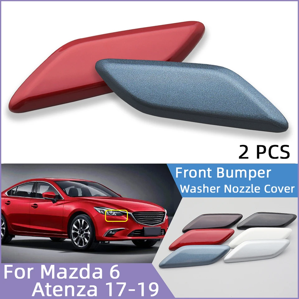 2 Pcs For Mazda 6 Atenza 2017 2018 2019 Headlamp Washer Spray Nozzle Cover Lid Car Front Bumper Headlight Cleaner Jet Cap Trim
2 Pcs For Mazda 6 Atenza 2017 2018 2019 Headlamp Washer Spray Nozzle Cover Lid Car Front Bumper Headlight Cleaner Jet Cap Trim