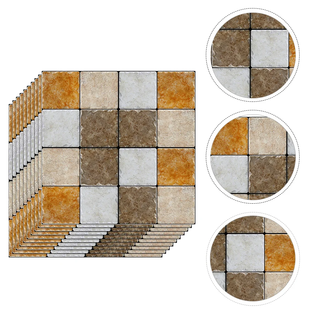 Tile Mosaic Tiles Stickers Backsplash Wall Glassstick Peel Floor Sticker Decals Kitchen Decorative Waterproof Decal Sheets
Tile Mosaic Tiles Stickers Backsplash Wall Glassstick Peel Floor Sticker Decals Kitchen Decorative Waterproof Decal Sheets