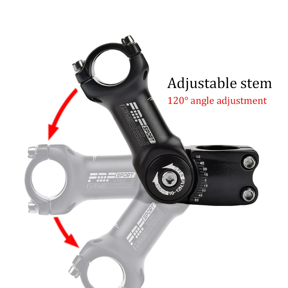 25.4mm/31.8mm MTB Bicycle Stem Aluminum Alloy Bike Stem Adjustable Bicycle Handlebars Stem Angle Riser Bike Parts
25.4mm/31.8mm MTB Bicycle Stem Aluminum Alloy Bike Stem Adjustable Bicycle Handlebars Stem Angle Riser Bike Parts