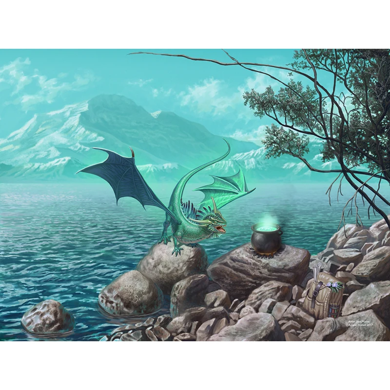 

Mouse Pad for Board Games 60x35cm HD Picture Game Mat TCG Cards 12'x24' Playmat MTG Dragon Shield Art Background mat