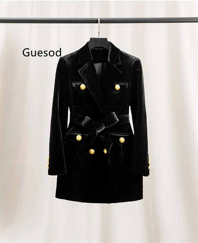 Women Velvet Cotton-Padded Coat Black Velvet Plaid Notched Collar Outerwear Padded Coat Slim Waist Thick Warm Autumn Winter New
Women Velvet Cotton-Padded Coat Black Velvet Plaid Notched Collar Outerwear Padded Coat Slim Waist Thick Warm Autumn Winter New