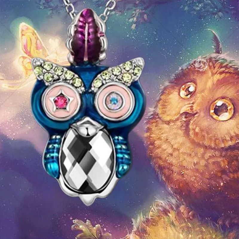 Classic Popular Fashion New Blue Owl Pendant Necklace, Women's Daily Accessories, Birthday Gifts, Anniversary Gifts
Classic Popular Fashion New Blue Owl Pendant Necklace, Women's Daily Accessories, Birthday Gifts, Anniversary Gifts