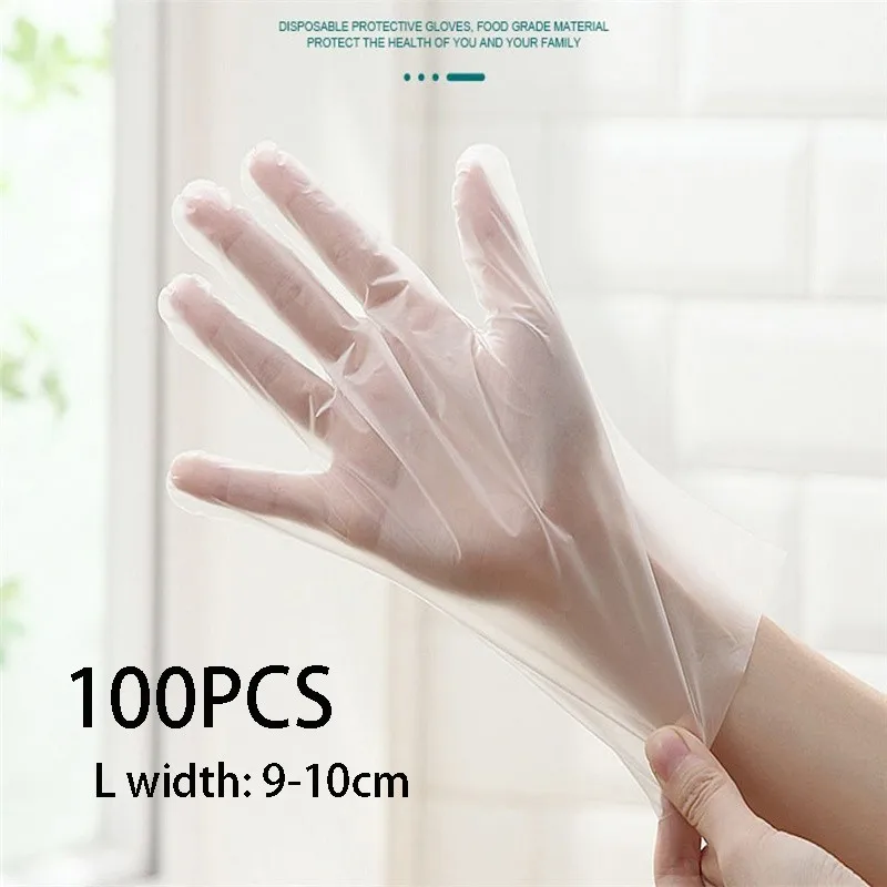 100 Pcs Gloves Transparent Vinyl TPE Latex-free Glove For Laboratory Work Household Kichen Working Tools
100 Pcs Gloves Transparent Vinyl TPE Latex-free Glove For Laboratory Work Household Kichen Working Tools