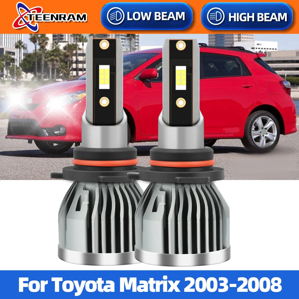 

Car LED Headlight Bulbs 9005 9006 HB3 HB4 Auto Headlamps 20000LM 120W Car Lights For Toyota Matrix 2003 2004 2005 2006 2007 2008