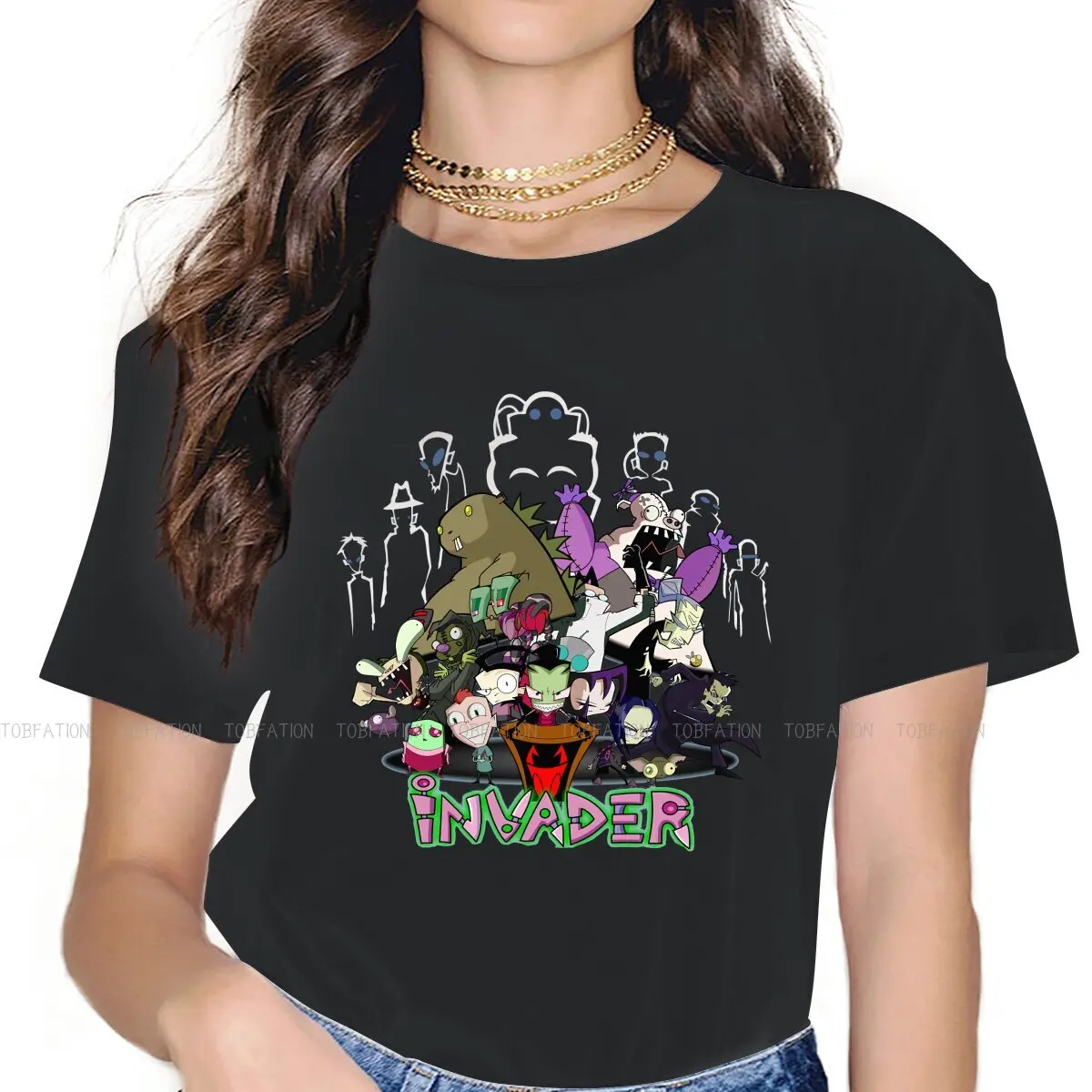 Invader Zim Gaz Membrane Animated Girls T Shirt Characters Team Classic Female Tops Harajuku Tees Ladies Oversized Tshirt
Invader Zim Gaz Membrane Animated Girls T Shirt Characters Team Classic Female Tops Harajuku Tees Ladies Oversized Tshirt
