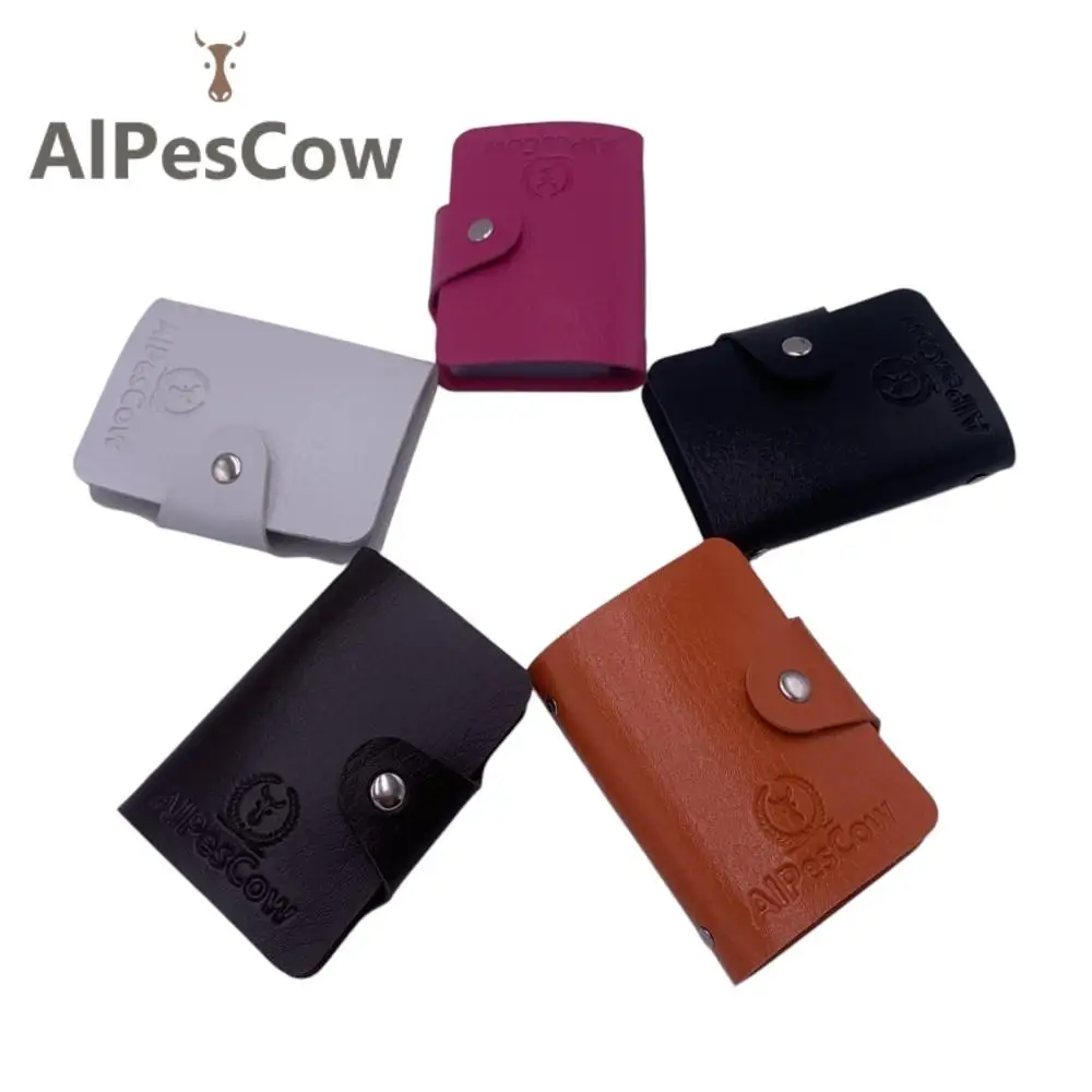 Genuine Leather Function Business Credit Card Holder Men Women Solid Color Card Case 20 Bits ID Card Organizer Portable Wallets
Genuine Leather Function Business Credit Card Holder Men Women Solid Color Card Case 20 Bits ID Card Organizer Portable Wallets
