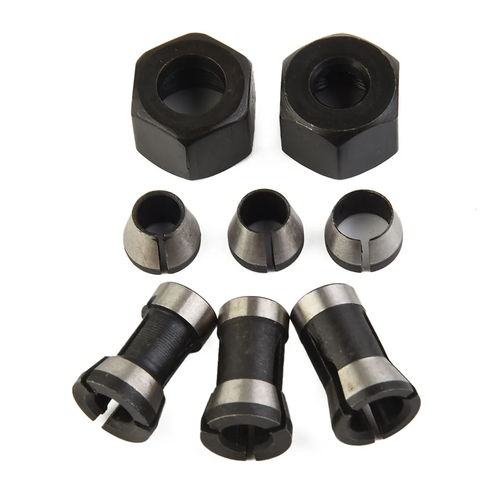 6Pcs 6/6.35/8mm Collet Chuck High Precision Adapter Engraving Trimming Machine Chucks Trimmer Electric Router Bit Milling Cutter
6Pcs 6/6.35/8mm Collet Chuck High Precision Adapter Engraving Trimming Machine Chucks Trimmer Electric Router Bit Milling Cutter