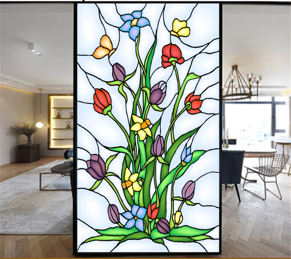 Privacy Windows Film Orchid Grass Stained Glass Window Stickers No Glue Static Cling Decorative Frosted Window Films
Privacy Windows Film Orchid Grass Stained Glass Window Stickers No Glue Static Cling Decorative Frosted Window Films