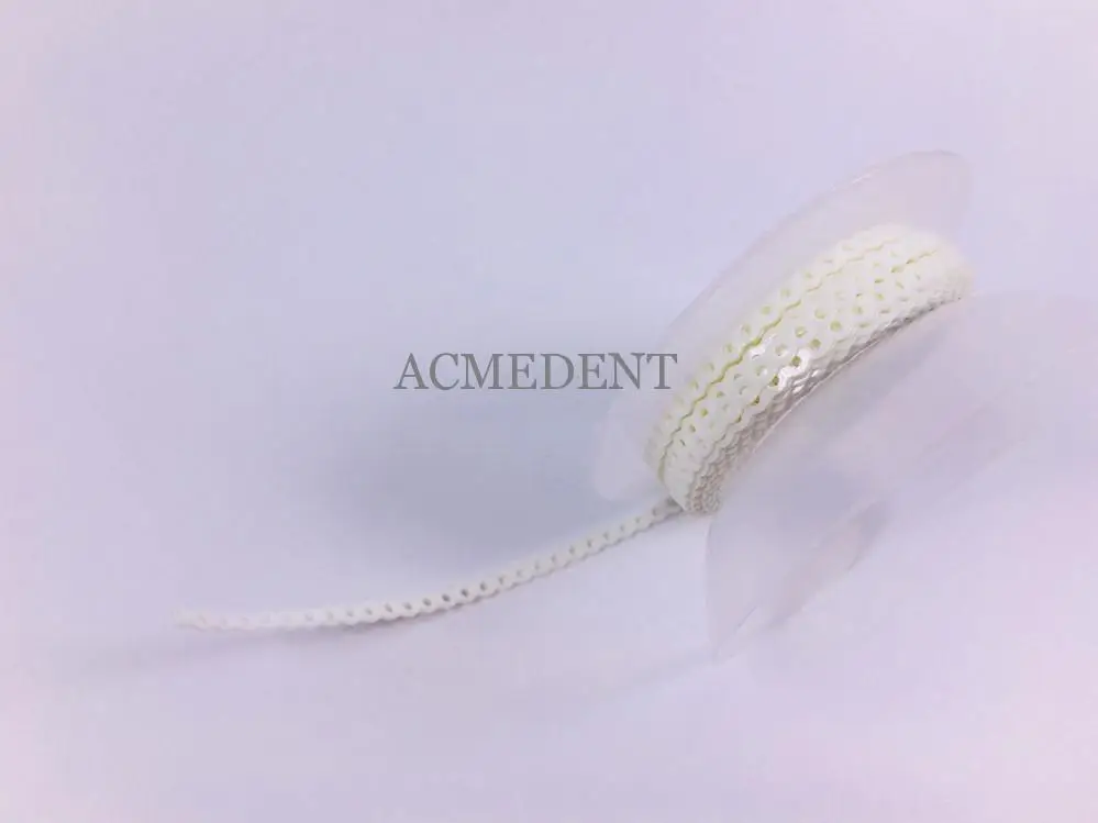 3rolls Elastic Chains Dental Orthodontic Super Elastics Memory Chain Long Short Continuous Ties to Hooks Brackets White
3rolls Elastic Chains Dental Orthodontic Super Elastics Memory Chain Long Short Continuous Ties to Hooks Brackets White