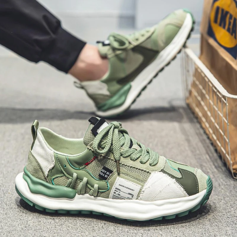 Кроссовки мужские сетчатые дышащие, модная повседневная обувь для бега
Кроссовки мужские сетчатые дышащие, модная повседневная обувь для бега