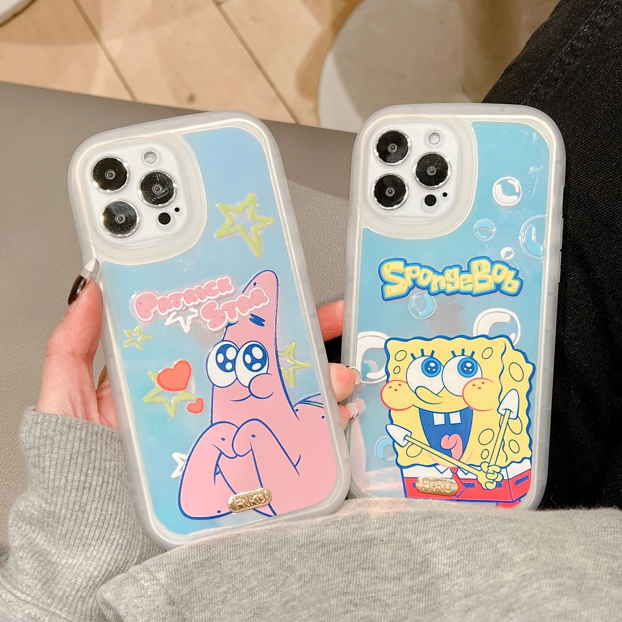 Bandai Cute couple spongebob and patrick star Phone Case for iPhone 13 12 11 Pro Max Xs Xr X XsMax 8 7 Plus High Quality Cover
Bandai Cute couple spongebob and patrick star Phone Case for iPhone 13 12 11 Pro Max Xs Xr X XsMax 8 7 Plus High Quality Cover