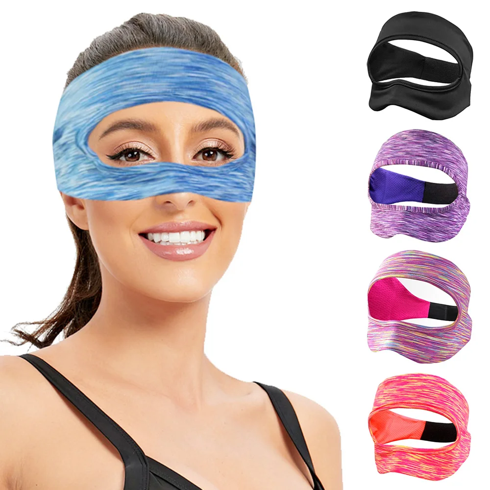 

VR Accessories Eye Mask Cover Breathable Sweat Band Adjustable Sizes Padding Virtual Reality Headsets Cover for Oculus Quest 2 1
