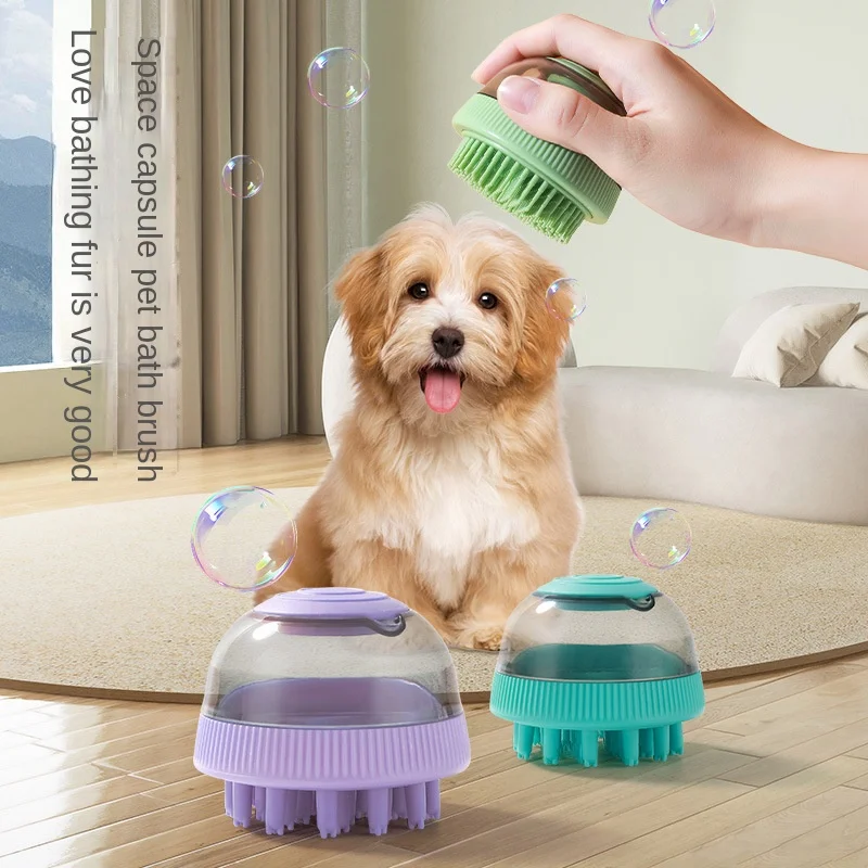 New Pet Cleaning Supplies Space Capsule Bath Brush Can Be Filled with Shower Gel Type Cat and Dog Bath Massage Brush
New Pet Cleaning Supplies Space Capsule Bath Brush Can Be Filled with Shower Gel Type Cat and Dog Bath Massage Brush
