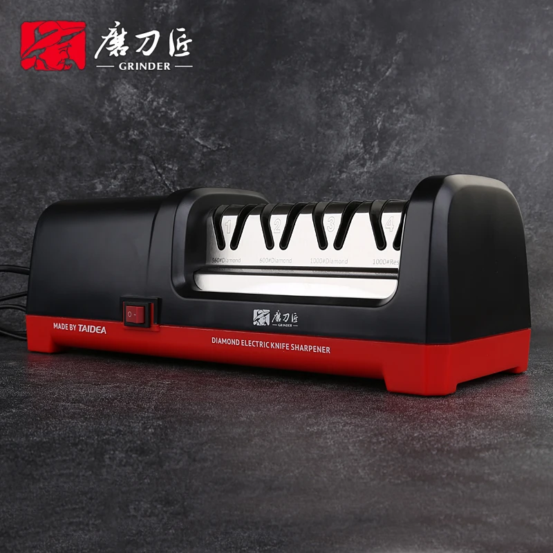 TAIDEA Electric Diamond Knife Sharpener Polishing Grit 360/600/1000# With 3/4 Slot Professional Knife Machine Sharpening Stone
TAIDEA Electric Diamond Knife Sharpener Polishing Grit 360/600/1000# With 3/4 Slot Professional Knife Machine Sharpening Stone