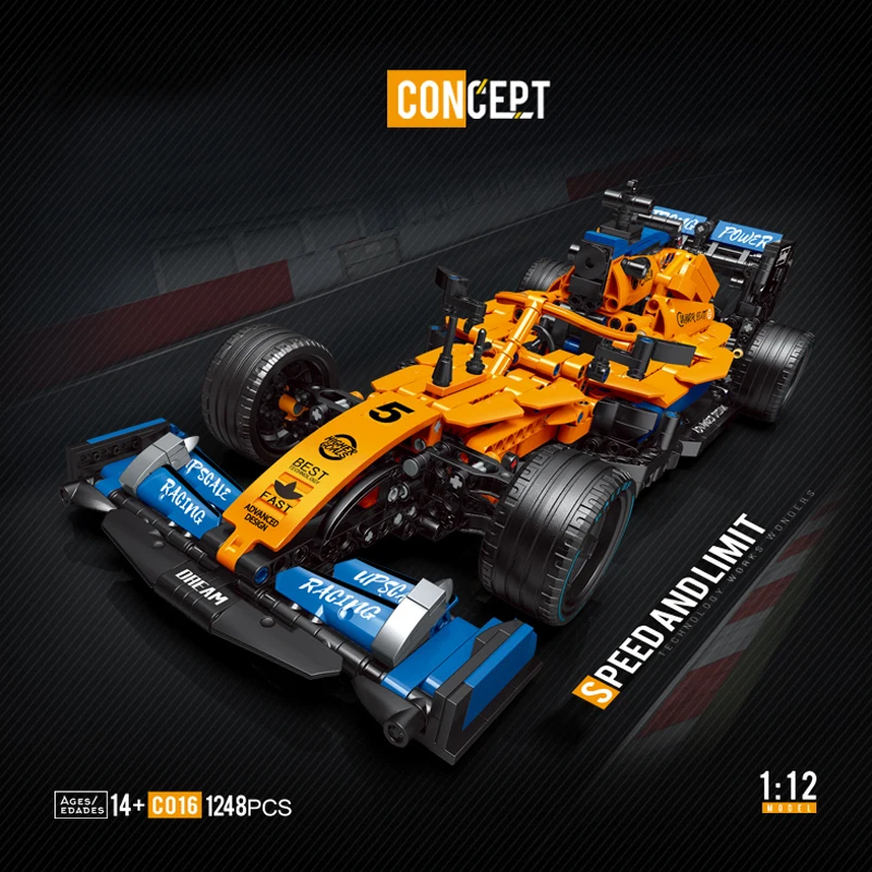 Formula F1 Model Technical Car Power Building Electric RC Car MOC Vehicle Bricks Radio Controlled Machine Car Gifts for Children
Formula F1 Model Technical Car Power Building Electric RC Car MOC Vehicle Bricks Radio Controlled Machine Car Gifts for Children
