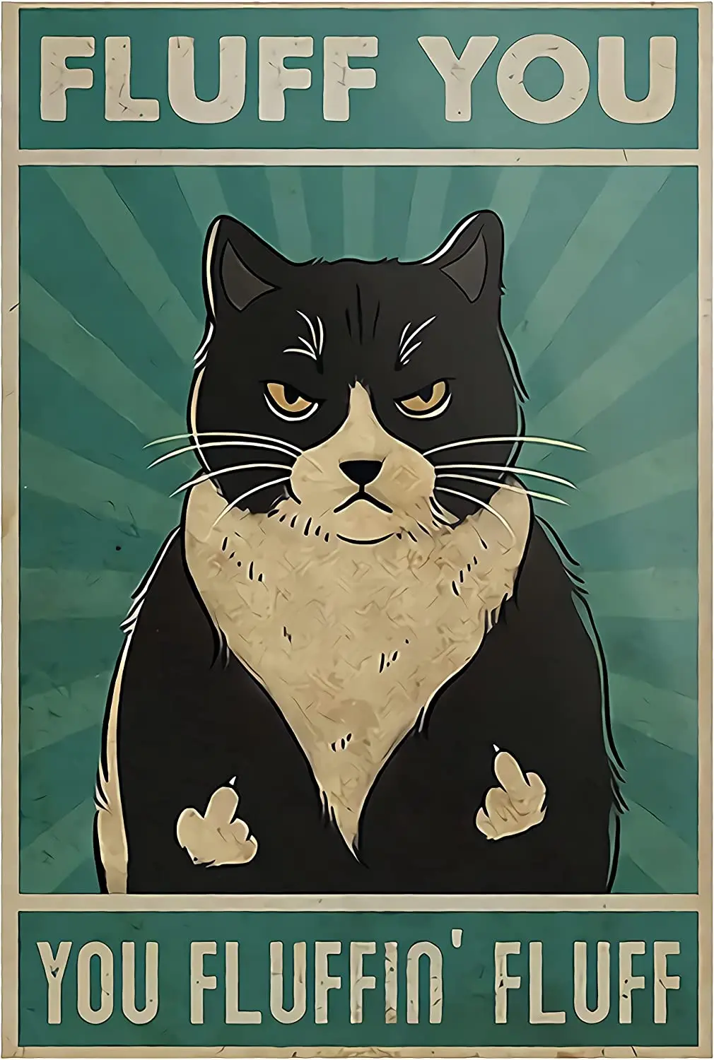 Vintage Tin Sign Coffee Cats Black Cat Metal Poster Funny Cat Metal Poster Home Wall Art Decoration Retro Metal Tin Sign 8x12
Vintage Tin Sign Coffee Cats Black Cat Metal Poster Funny Cat Metal Poster Home Wall Art Decoration Retro Metal Tin Sign 8x12