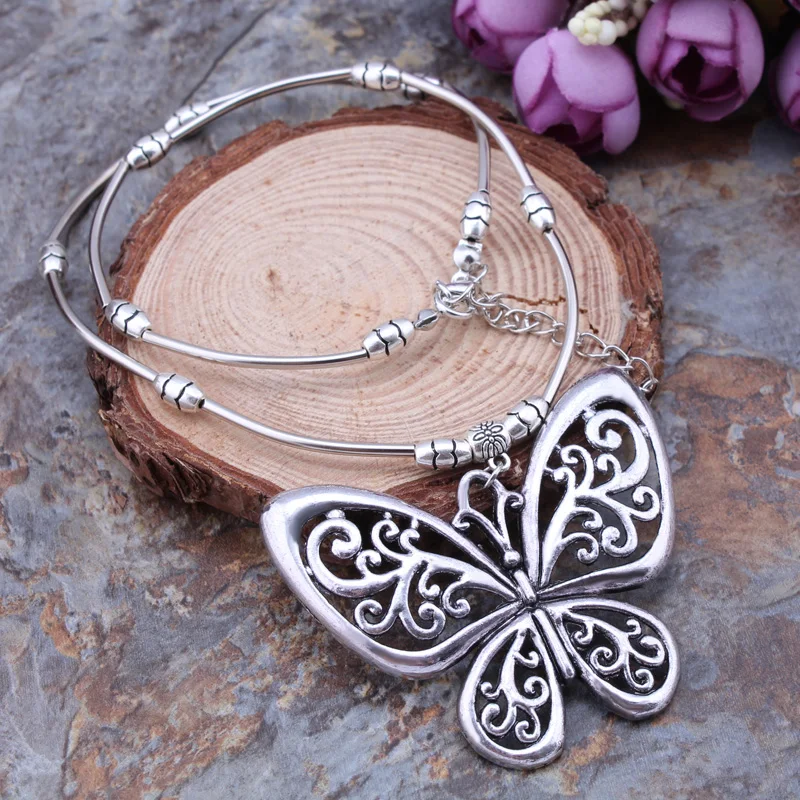 Boho Vintage Metal Butterfly Necklace for Women Gypsy Long Chain Statement Necklaces Turkish Ethnic Festival Jewelry
Boho Vintage Metal Butterfly Necklace for Women Gypsy Long Chain Statement Necklaces Turkish Ethnic Festival Jewelry
