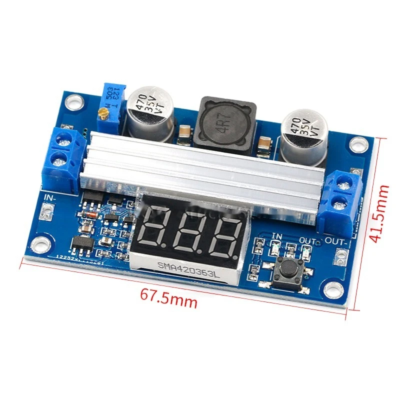 DC DC-DC 3~35V to 3.5~35V LTC1871 Booster step up Step-up module Converter Regulated Power Supply+VoltMeter
DC DC-DC 3~35V to 3.5~35V LTC1871 Booster step up Step-up module Converter Regulated Power Supply+VoltMeter