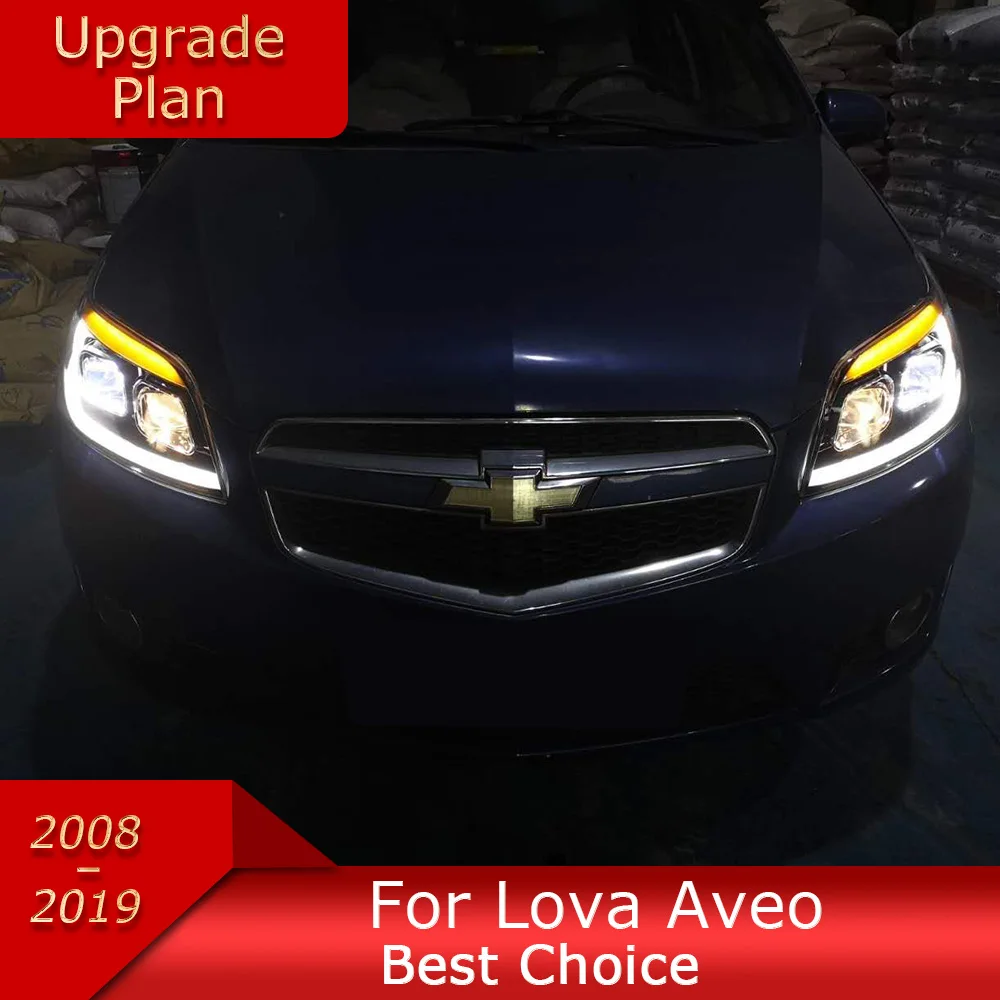 Car Lights For Chevrolet Lova 2008-2019 Aveo LED Auto Headlight Assembly Upgrade Bicofal Lens Dynamic Signal Lamp Accessories
Car Lights For Chevrolet Lova 2008-2019 Aveo LED Auto Headlight Assembly Upgrade Bicofal Lens Dynamic Signal Lamp Accessories