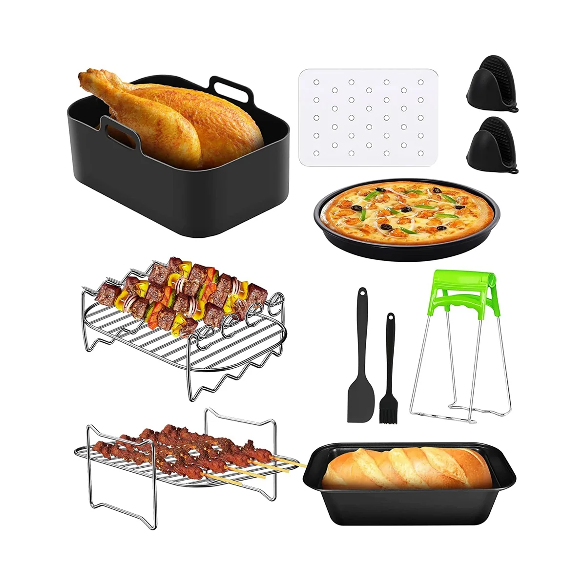 Аксессуары для Ninja Dual XL KITCHIEN Vortex 3.7Qt-4.2Qt фритюрницы 
Аксессуары для Ninja Dual XL KITCHIEN Vortex 3.7Qt-4.2Qt фритюрницы