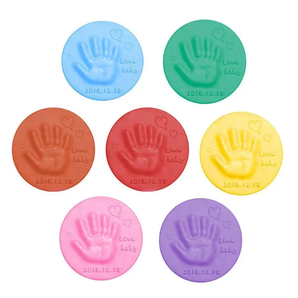 Soft Clay Baby Handprint Footprint Imprint Baby Care Hand And Foot Print Mud Casting DIY Toys Paw Print Pad
Soft Clay Baby Handprint Footprint Imprint Baby Care Hand And Foot Print Mud Casting DIY Toys Paw Print Pad