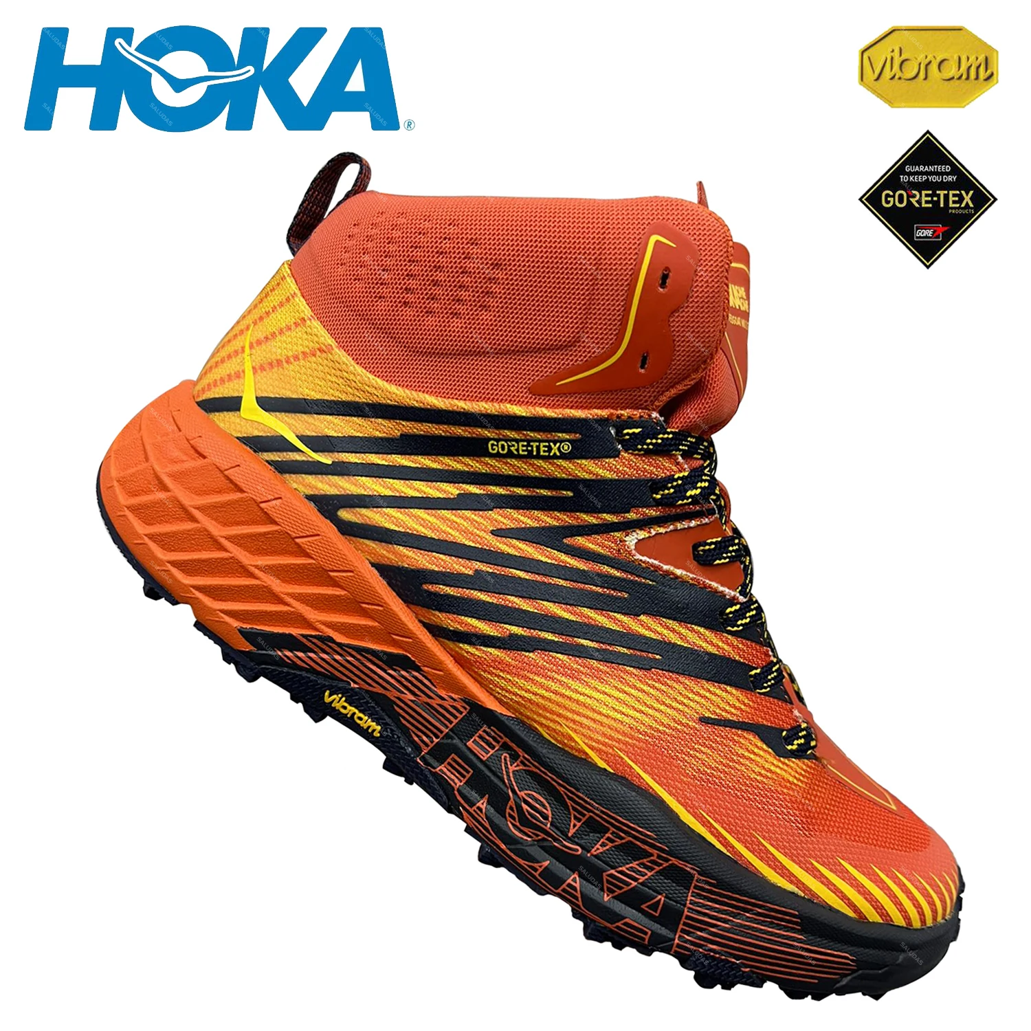 

HOKA Speedgoat MID 2 GTX Trail Hiking Shoes for Men Anti-slip Cushioning Sports Shoes Mountain Cross Outdoor Waterproof Sneakers