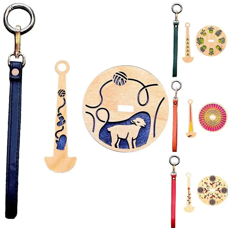 Wood Yarn Holder Portable Wooden Yarn Holder with Wrist Strap Knitting Crocheting Embroidery Accessories for Hats Cardigans Sock
Wood Yarn Holder Portable Wooden Yarn Holder with Wrist Strap Knitting Crocheting Embroidery Accessories for Hats Cardigans Sock
