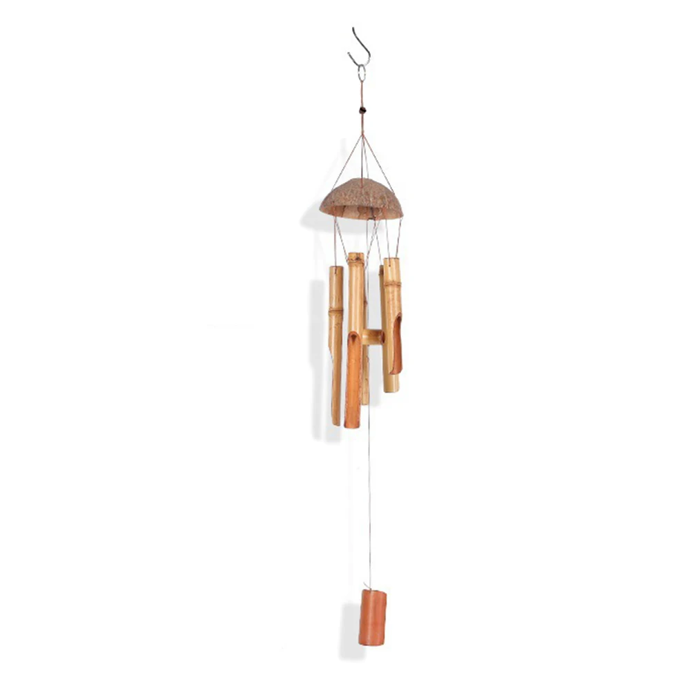 80cm 5/6Tubes Bamboo Wind Chimes Outdoor Yard Garden Tubes Bell Coconut Tropical Wind Chime Wall Hanging Home Decor
80cm 5/6Tubes Bamboo Wind Chimes Outdoor Yard Garden Tubes Bell Coconut Tropical Wind Chime Wall Hanging Home Decor