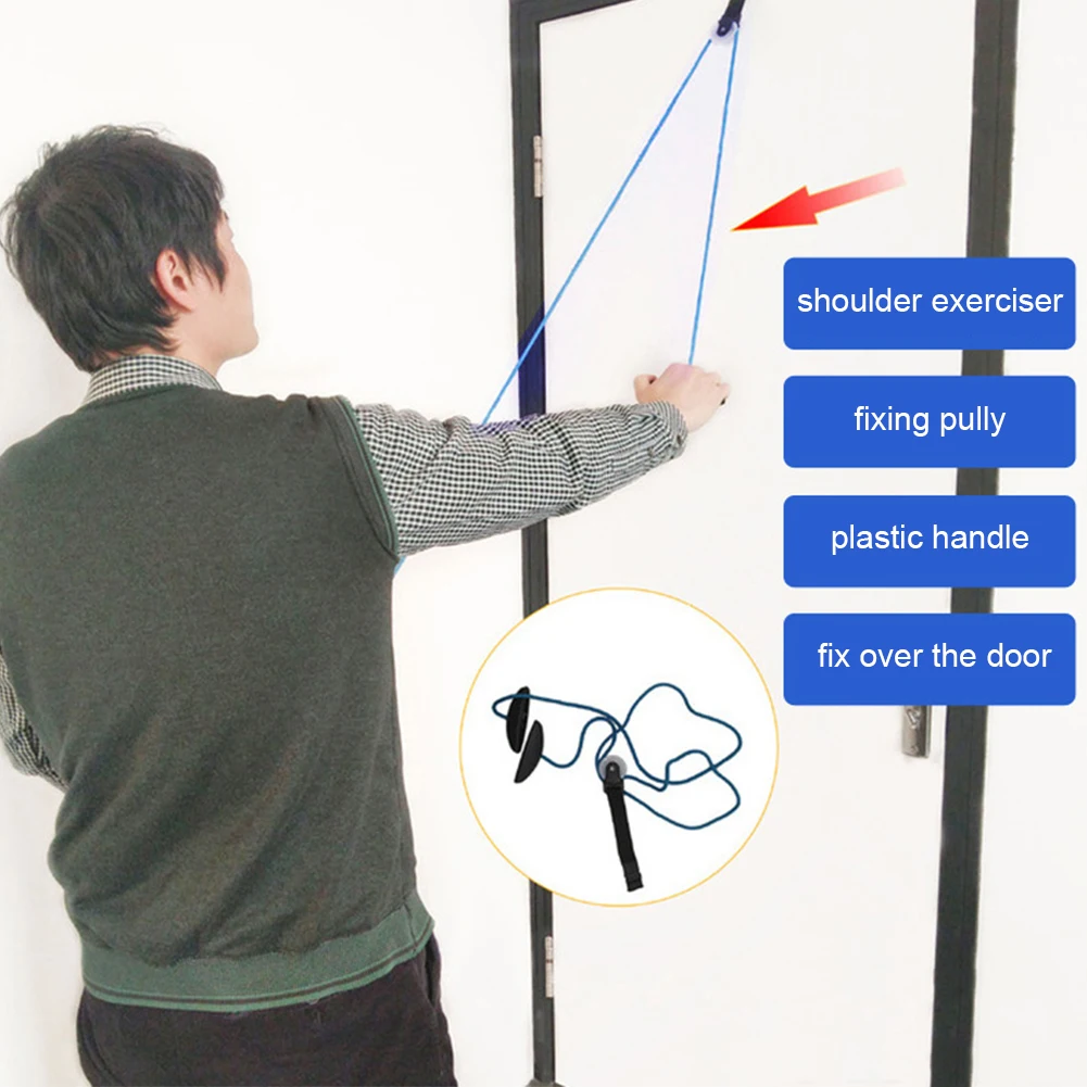Shoulder Exerciser Shoulder Rehabilitation Training Kit Shoulder Arm Pulley System Set Over the Door Physical Therapy System
Shoulder Exerciser Shoulder Rehabilitation Training Kit Shoulder Arm Pulley System Set Over the Door Physical Therapy System
