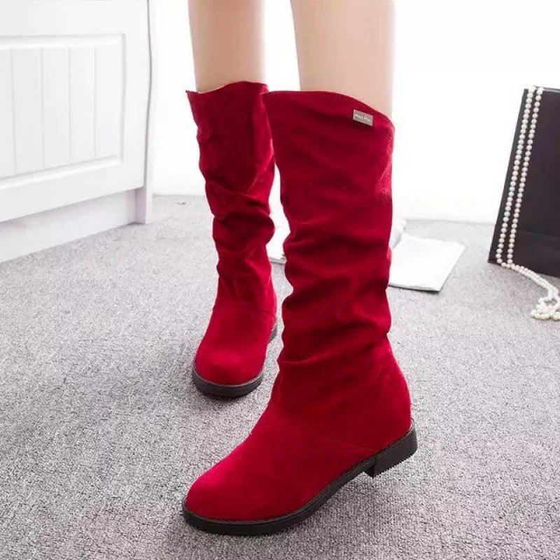 Half High Boots Woman Winter 2022 Shoe Boot Long Shoes for Women Autumn Flat Fashion Brown Comfortable and Elegant Red Low Heels
Half High Boots Woman Winter 2022 Shoe Boot Long Shoes for Women Autumn Flat Fashion Brown Comfortable and Elegant Red Low Heels