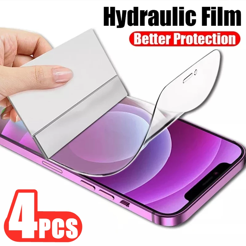 4PCS for IPhone 12 11 13 Pro Max Full Cover Hydrogel Film Screen Protectors Protective Film for IPhone X XR XS Max 6 6S 7 8 SE
4PCS for IPhone 12 11 13 Pro Max Full Cover Hydrogel Film Screen Protectors Protective Film for IPhone X XR XS Max 6 6S 7 8 SE