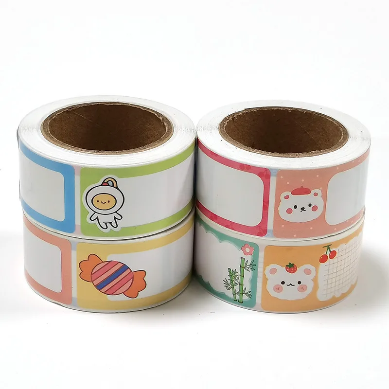 120pcs/roll 4 Designs Cartoon Name Sticker Tags Classroom Desk Cloth Decoration Colorful Self Adhesive Gift Tags for Kid Sticker 
120pcs/roll 4 Designs Cartoon Name Sticker Tags Classroom Desk Cloth Decoration Colorful Self Adhesive Gift Tags for Kid Sticker