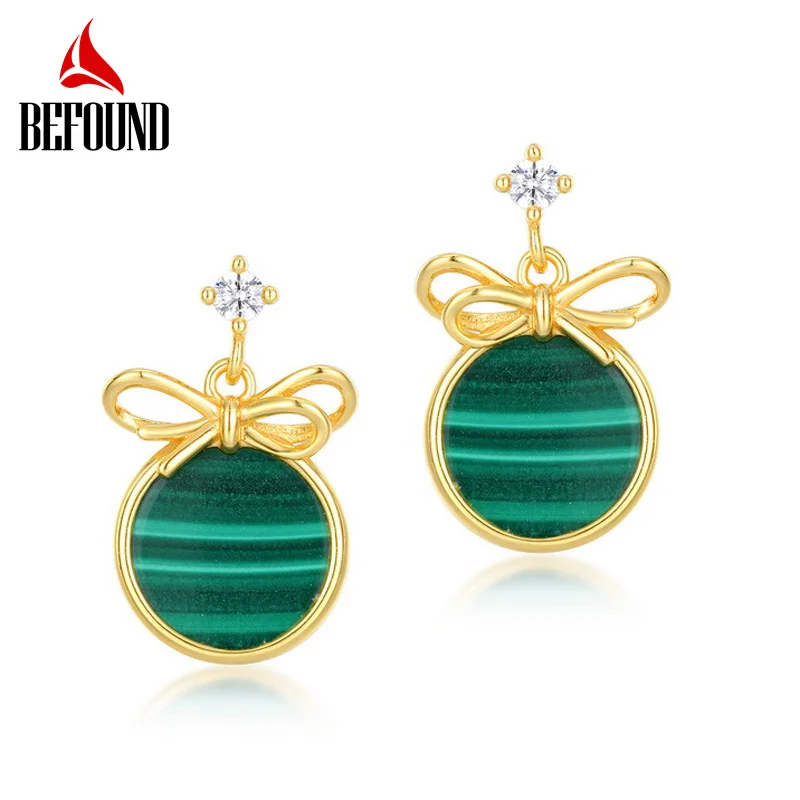 925 Sterling Silver Certified Green Natural Malachite Woman Drop Earrings 10K Gold Plated Bowknot Modern Women's Earrings 2022
925 Sterling Silver Certified Green Natural Malachite Woman Drop Earrings 10K Gold Plated Bowknot Modern Women's Earrings 2022